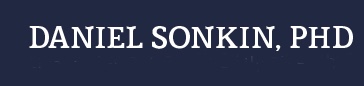 Daniel Sonkin, PHD. Licensed Marriage & Family Therapist